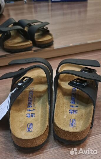 Сандали шлепанцы Birkenstock Arizona soft narrow