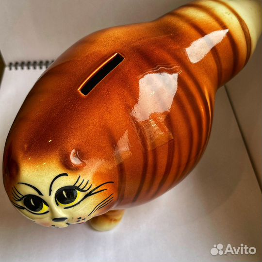 Копилка керамическая кошка 31 см большая