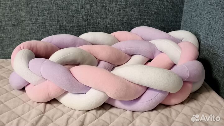 Бортик коса в кроватку