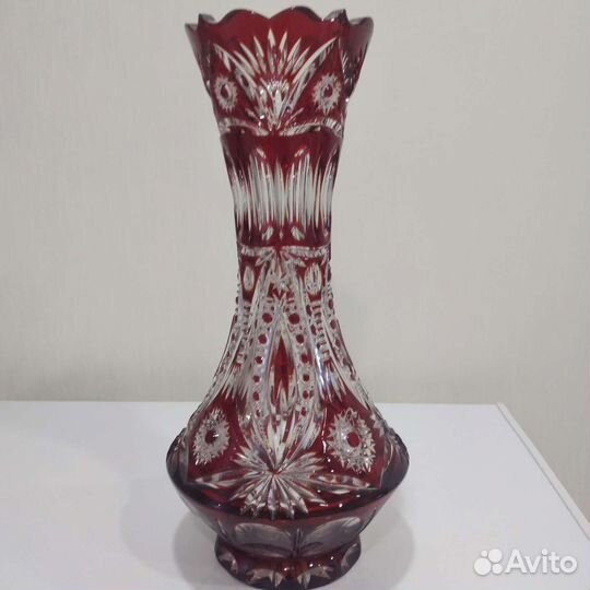 Ваза для цветов хрусталь