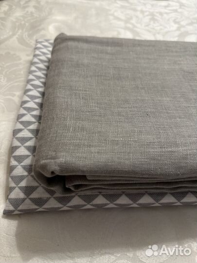 Шторы IKEA льняные комплект 2шт