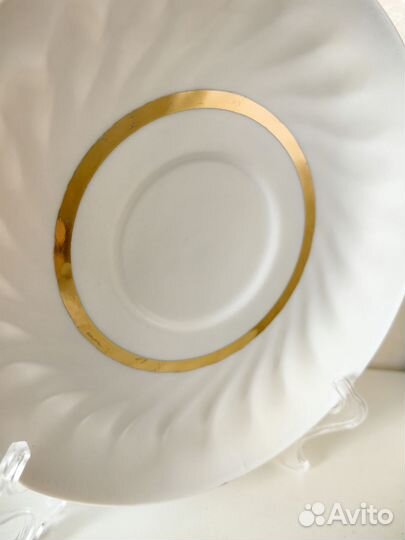 Чайная пара Голубая роза Дулево