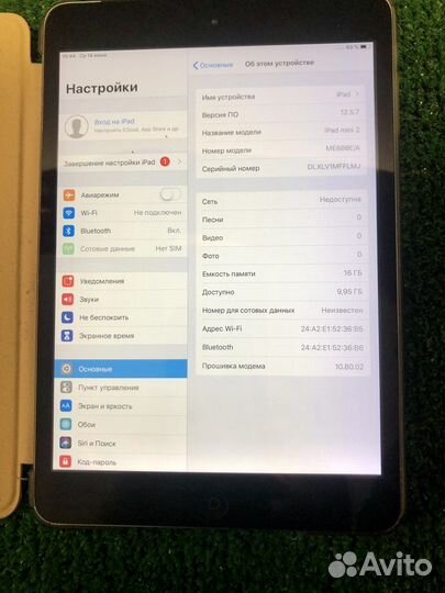 Планшет iPad Mini 2 16GB с Симкой