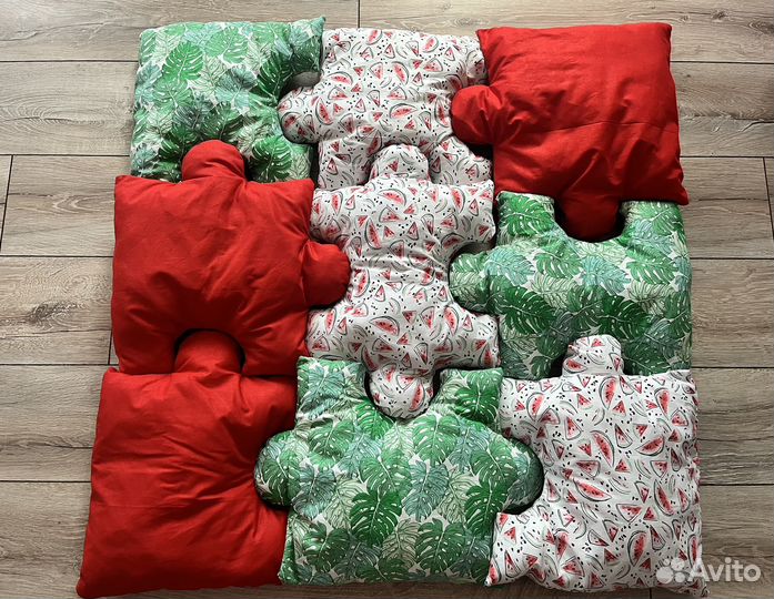 Подушка коврик - пазл