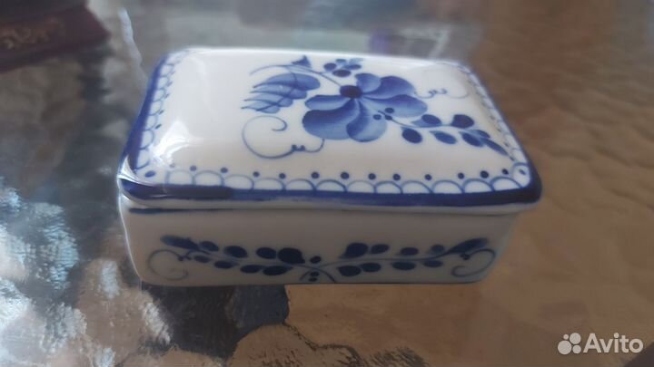 Шкатулка Гжель