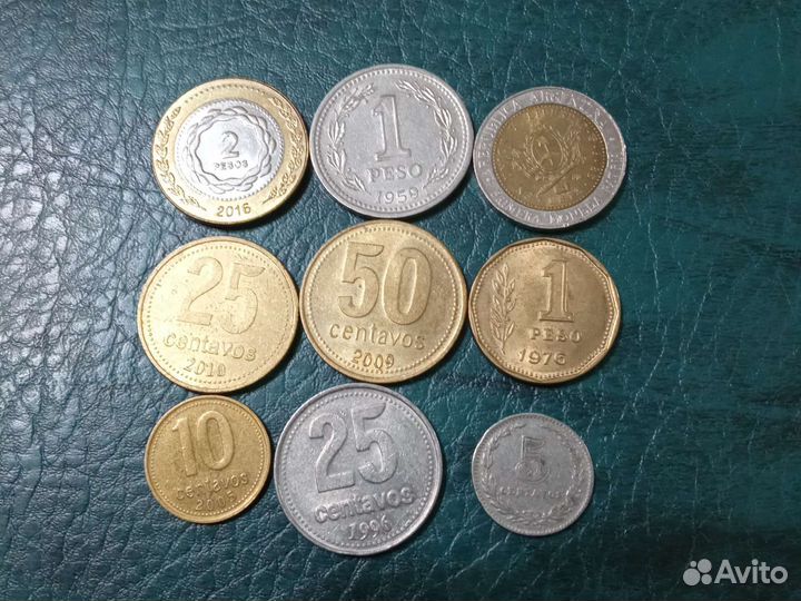 Набор монет Аргентины