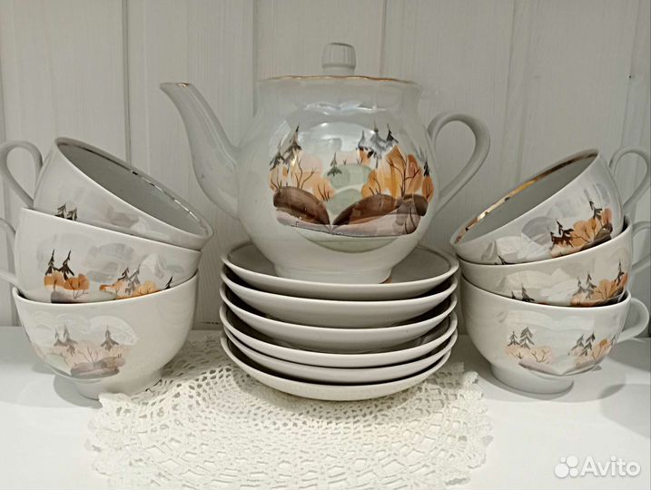 Чайный сервиз. Прокопьевск. СССР