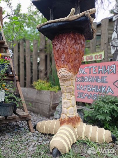 Кормушка из арт бетона