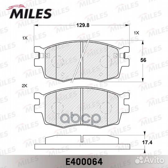 Колодки тормозные hyundai accent/i20/KIA RIO 05