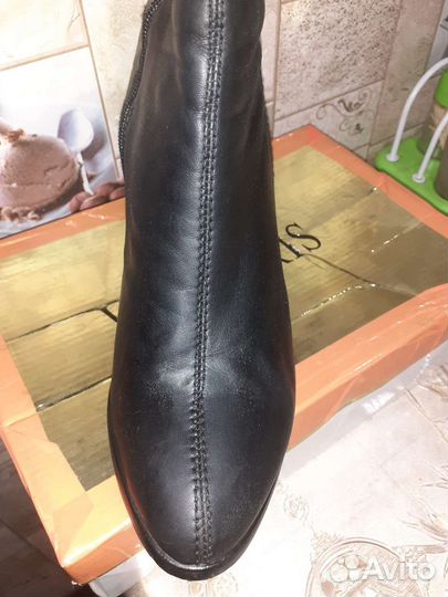 Сапоги женские из натуральной кожи 39 размер