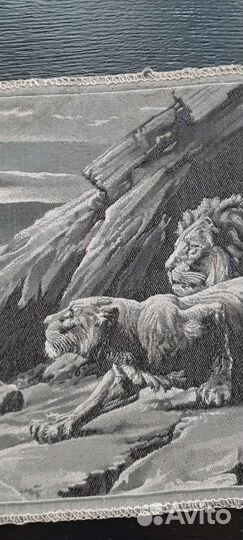 Антикварный шелковый китайский гобелен