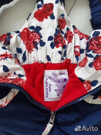 Полукомбинезон д/с для девочки 92