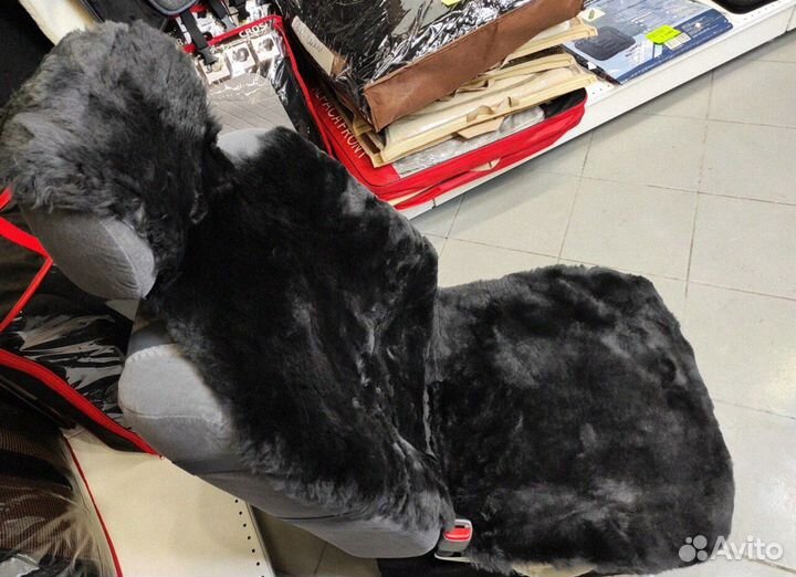 Меховые Накидки Чехлы на сиденья Peugeot 408