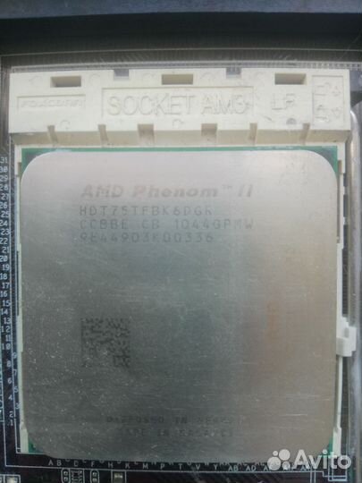 Материнская плата+процессор 6ядер+4gb