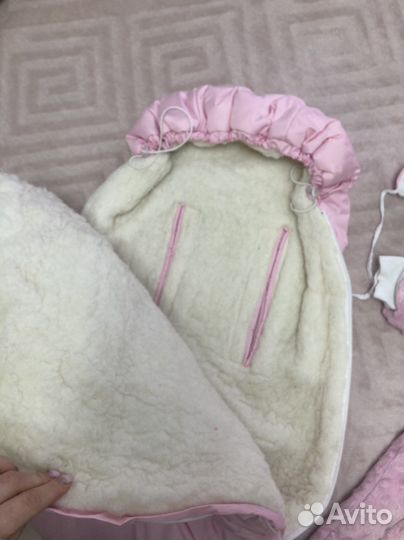 Конверт на выписку зимний для девочки