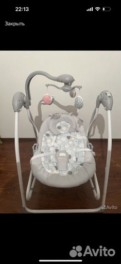 Детские электронные качели