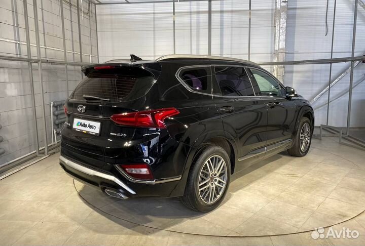 Hyundai Santa Fe 2.2 AT, 2018, 88 400 км