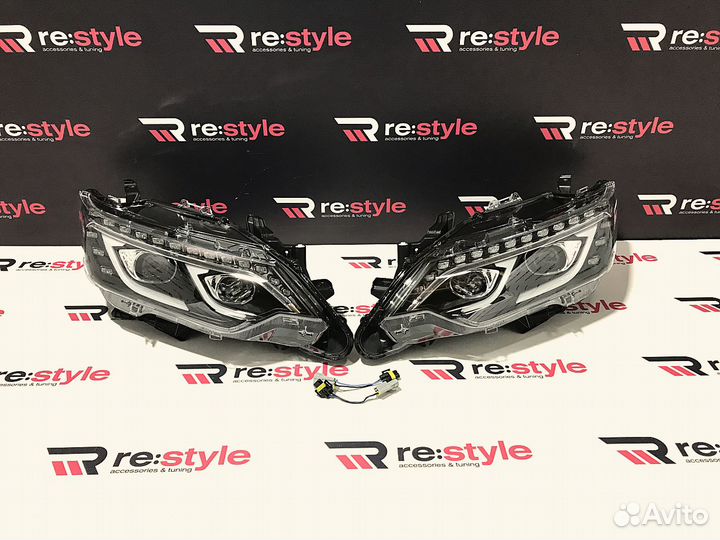 Фары Toyota Camry 55 14-17г Mercedes style
