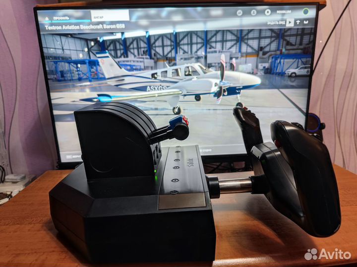 Джойстик Saitek (Logitech) Pro Yoke Flight