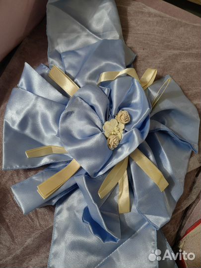 Бант ручной работы на выписку