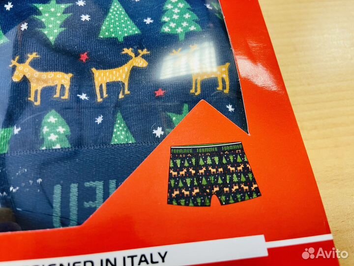 Новогодние Трусы мужские боксеры foammen размер M