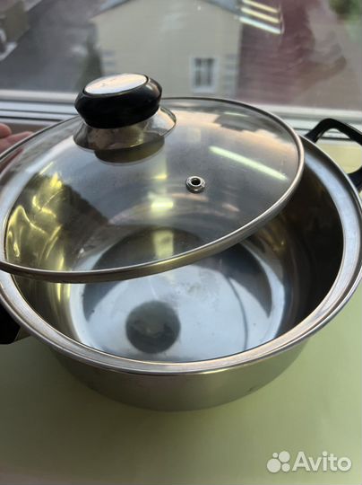Кастрюля из нержавейки 5 литров