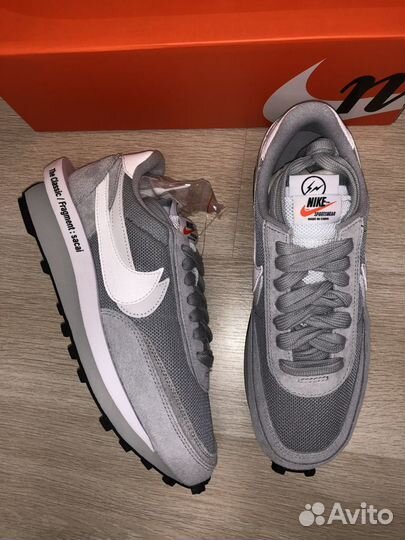 10.5us Nike LDWaffle sacai x Fragment Grey