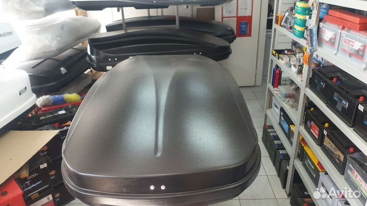 Автобокс на крышу 430 л широкий