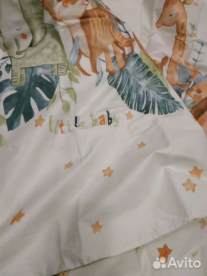 Сатиновое постельное белье в кроватку, хлопок