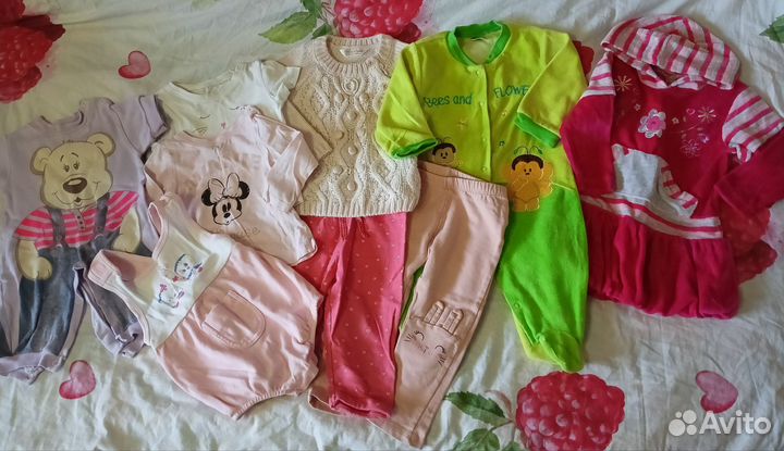 Вещи пакетом для девочки 68-74