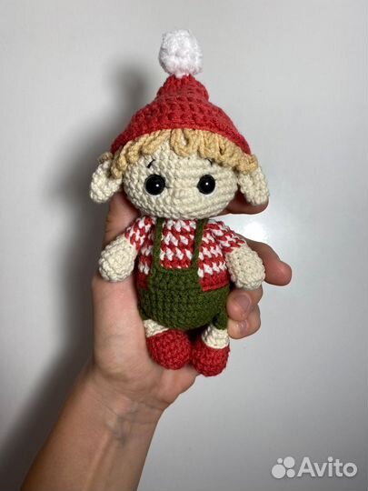 Игрушки вязаные крючком новогодние