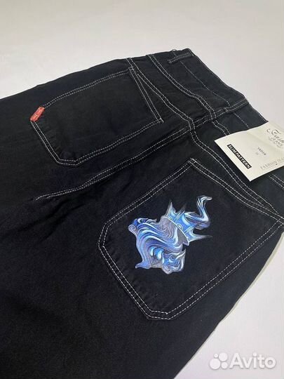 Джинсы широкие jnco sk22