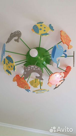 Люстра потолочная бу