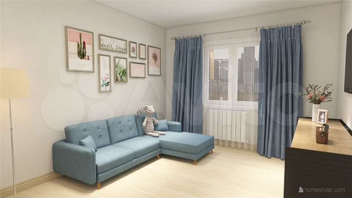 Квартира-студия, 39 м², 11/15 эт.