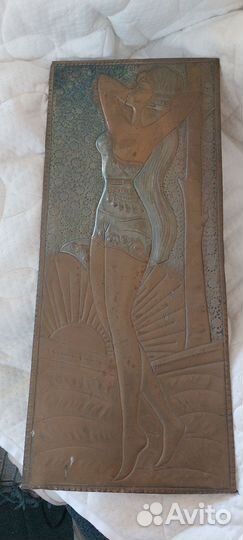 Картина медная чеканка СССР