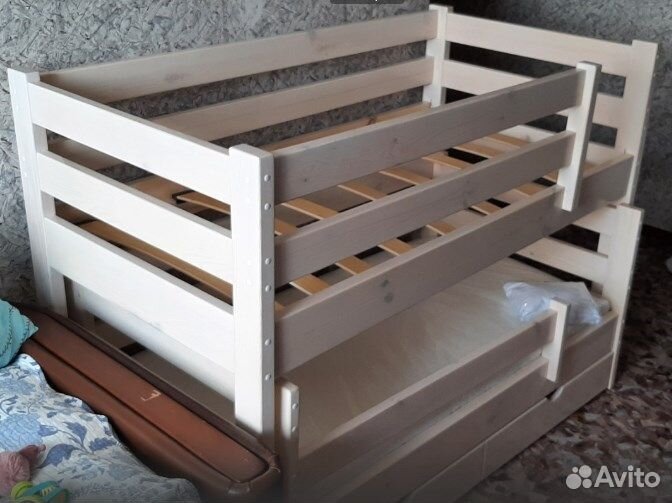 Кровать двухъярусная выкатная Вирсавия