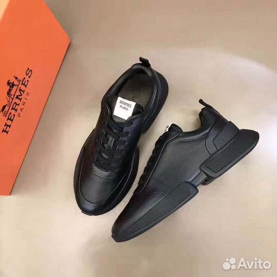 Кроссовки мужские кожаные Hermes 39-45