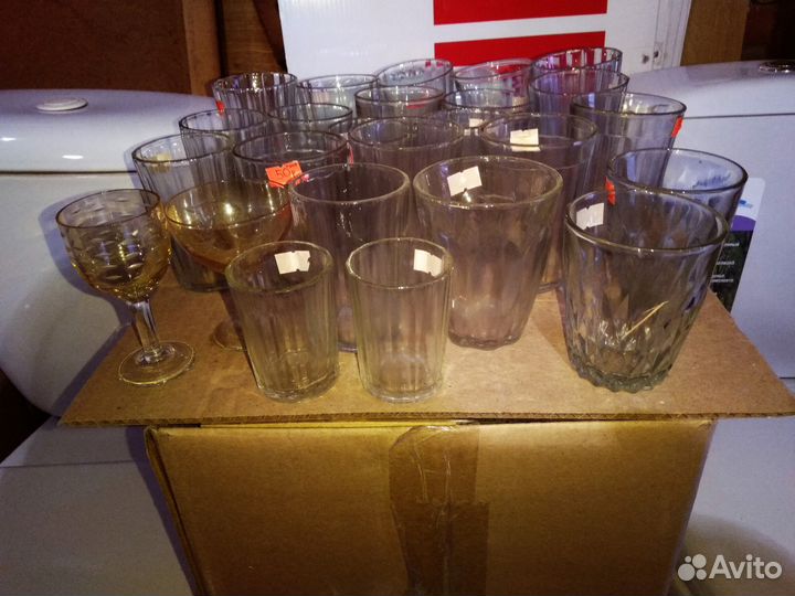 Стаканы, стопки, рюмки СССР