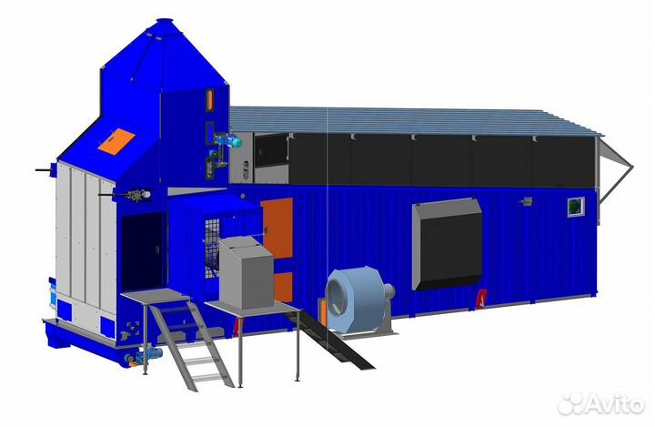 Конвейерная зерносушилка су-15, су-30