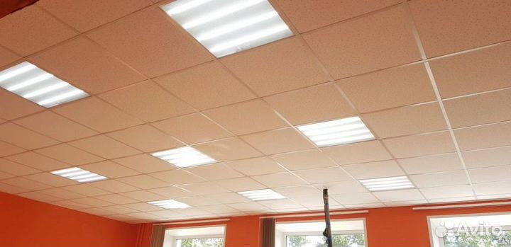 Светильники офисные 36Вт 6500K армстронг новые