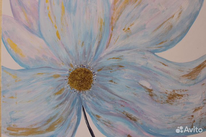 Картина акрилом на холсте