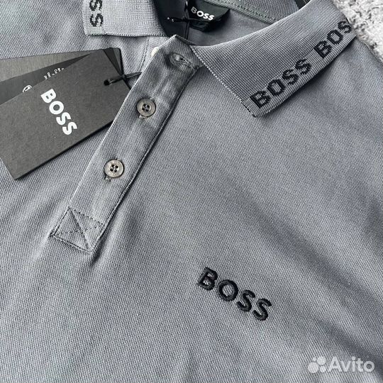 Поло мужское Boss premium