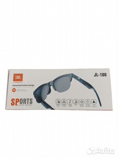 Очки наушники JBL качественный звук jl-100