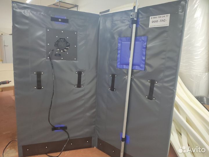 Гибкая термоперегородка из матов