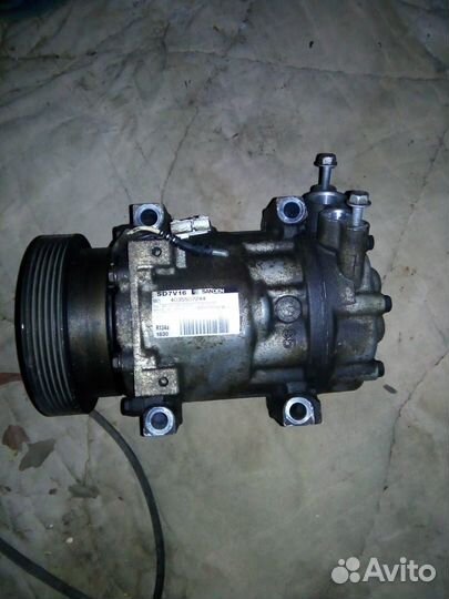 Компрессор кондиционера рено логан