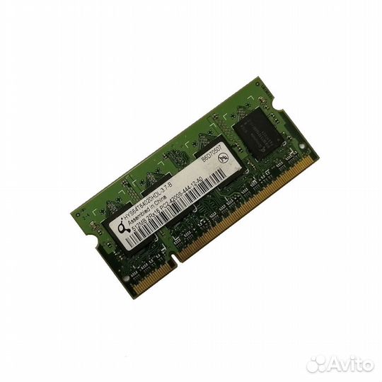 512Mb PC2-4200, DDR2-533 Qimonda HYS64T64020HDL-3