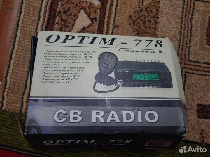 Рация optim 778