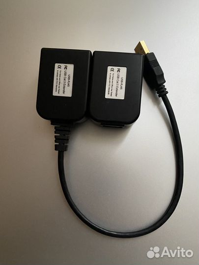Удлинитель USB сигнала CAT5 экстендер
