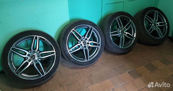 Колеса на mercedes r19 amg разноширокие