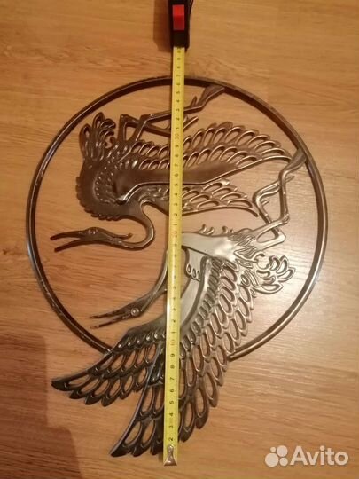 Настенное панно из металла Аисты